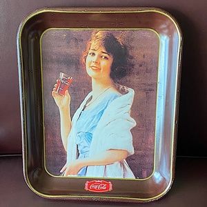Coca-Cola Advertising Tin Tray BPAC 1980 Annual Conference Vintage